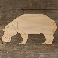 Hippopotamus Standing Side Main Image