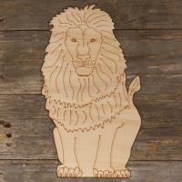 African Lion Sitting Main Image