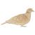 Main Image White No Hole Image Turtle Dove Side on