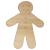 Main Image White No Hole Image Ginger Bread Man Style A