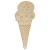 Main Image White No Hole Image Scoop Ice Cream Traditional Wafer Cone