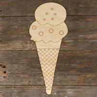 Scoop Ice Cream Traditional Wafer Cone Main Image