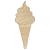 Main Image White No Hole Image Whippy Ice Cream with Traditional Wafer Cone