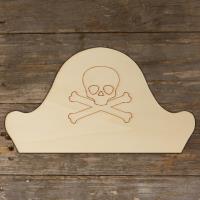 Pirate Hat with Skull and Crossbones Main Image