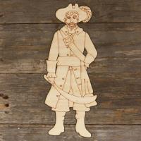 Pirate Captain Stern with Cutlass Main Image