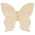 Main Image White No Hole Image Simple Butterfly Style E