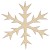 Main Image White No Hole Image Snowflake Plain E