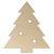Main Image White No Hole Image Christmas Tree Modern Pointed Style with Stars