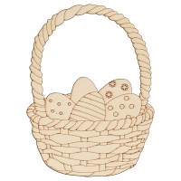 Easter Basket with Eggs Main Image
