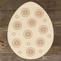 Easter Egg with Dotted Patten Main Image