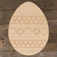  Easter Egg Heart and Flower Patten Main Image