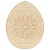 Main Image White No Hole Image Easter Egg with Mandala Flower Patten