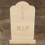 Grave Stone Scalloped RIP Cross