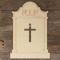 Grave Stone Fancy Cross Cutout Main Image