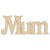 Main Image White No Hole Image Mum Chainword in VIctoria Font