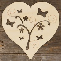 Heart Filagree Image Butterfly Branch Main Image