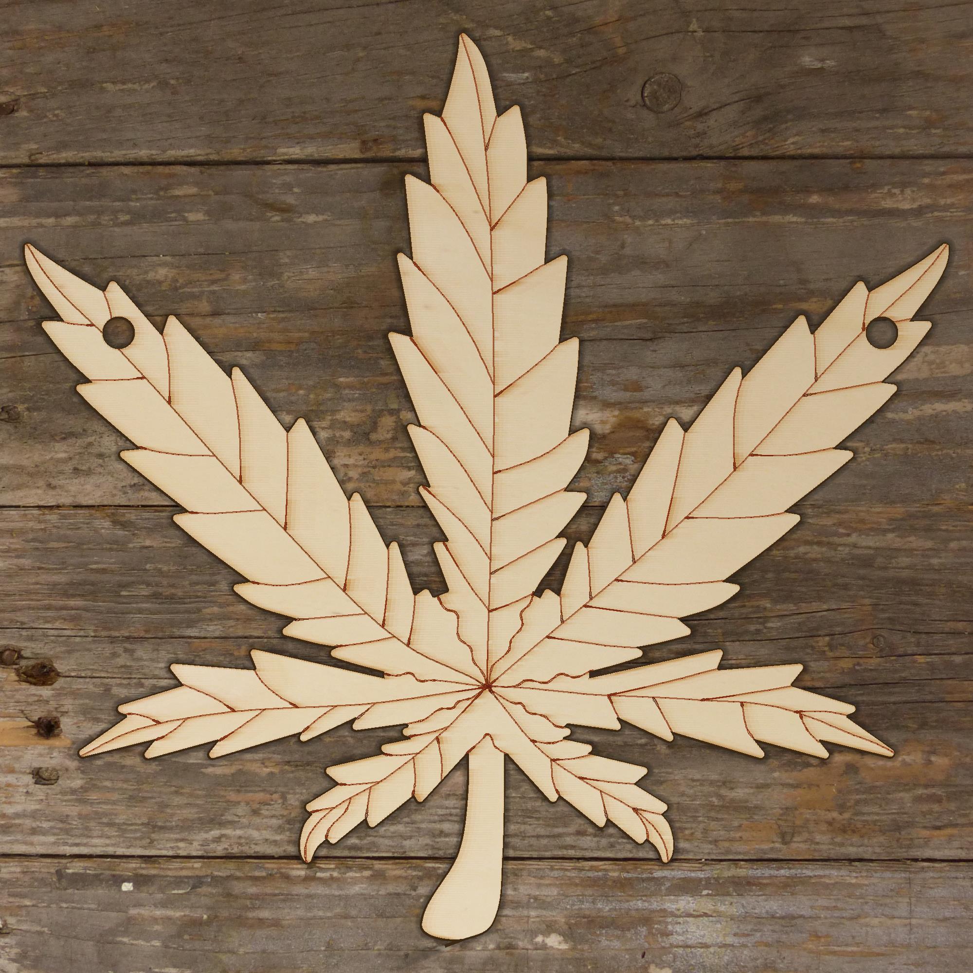 Image 2T Cannabis Leaf Accurate Single