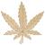 Main Image White No Hole Image Cannabis Leaf Accurate Single