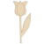 Main Image White No Hole Image Tulip Flower with Stem