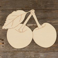 Cherry Fruit Bunch With Leaf  Main Image