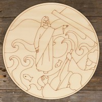 Jesus Walks on Water Image Disk Main Image