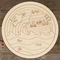 Noahs Ark Flood Image Disk Main Image