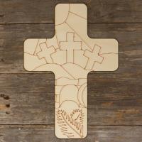 Cross with a Crucifixion Design Main Image