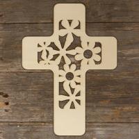 Cross Filigree Flower Design Main Image