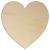 Main Image White No Hole Image Heart Plain Curvaceous Pointed