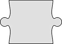 Standard Jigsaw Pieces - Straight Out Main Image