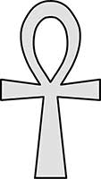 Ankh Egyptian Hieroglyph for Life Main Image